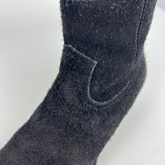 Saint Laurent YSL Lukas Womens Ankle Boots Black Suede Western size EU 36 US 6 - Picture 12 of 16